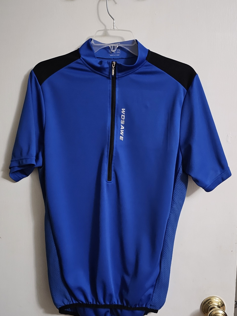 Wosawе Women’s Blue Short-Sleeve Cycling Top